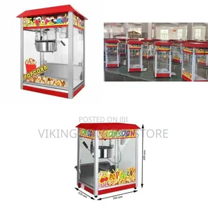 Commercial Electric Popcorn Machine - Transparent