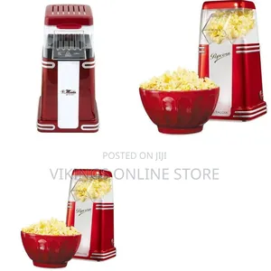 Retro Hot Air Popcorn Maker - Multicolor
