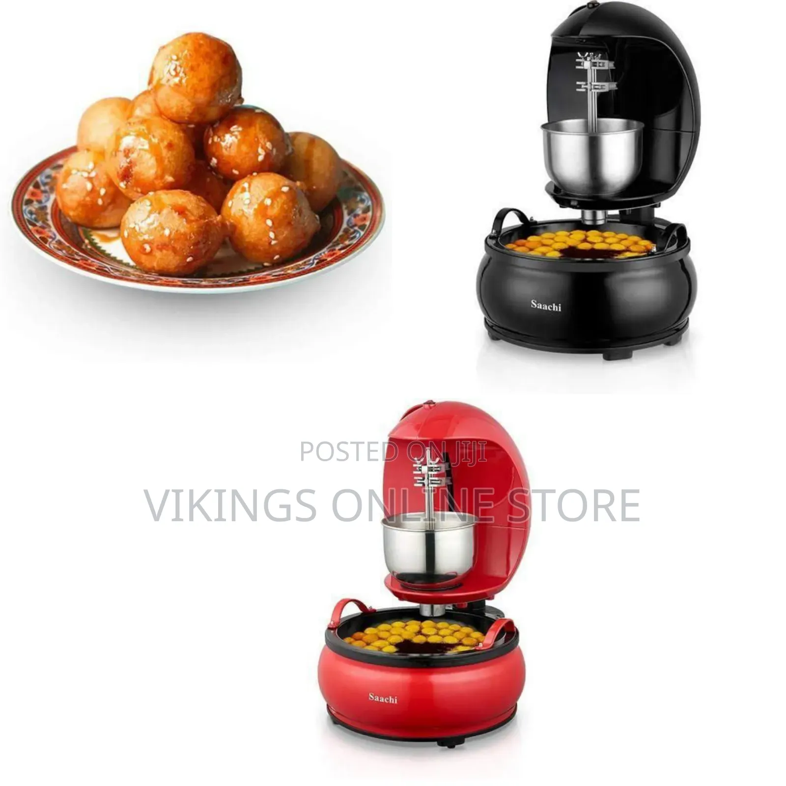 Saachi Automatic Dough Ball Maker / Luqaimat Dispenser - Multicolor