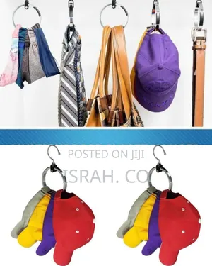 Multipurpose Closet Hanger and Accessory Organizer Ring