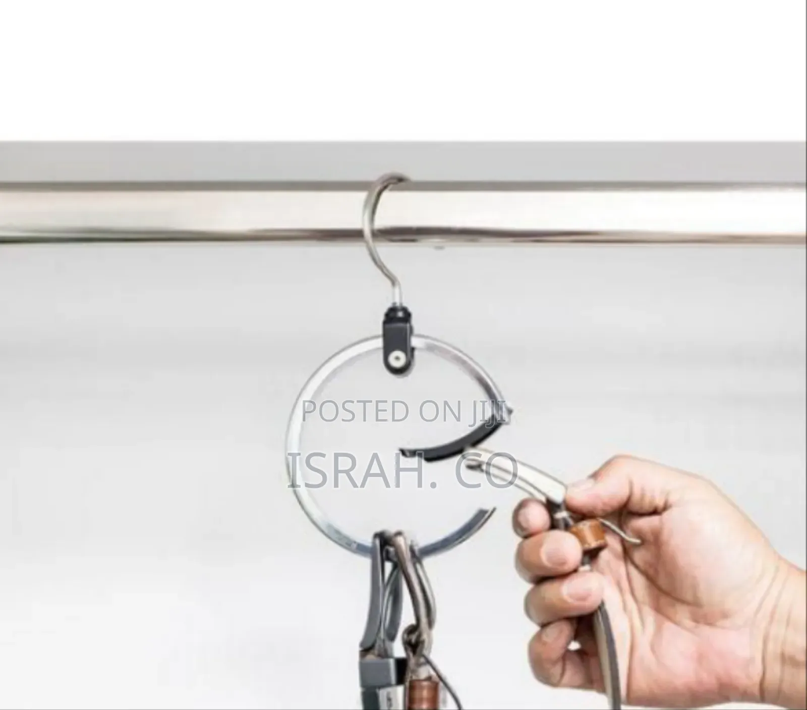Multipurpose Closet Hanger and Accessory Organizer Ring