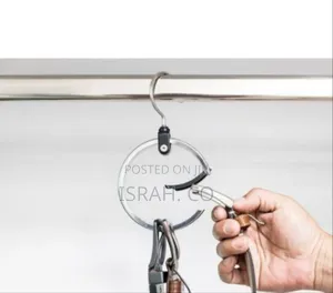 Multipurpose Closet Hanger and Accessory Organizer Ring