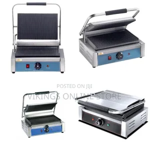 Professional Contact Grill / Panini Press - Multicolor