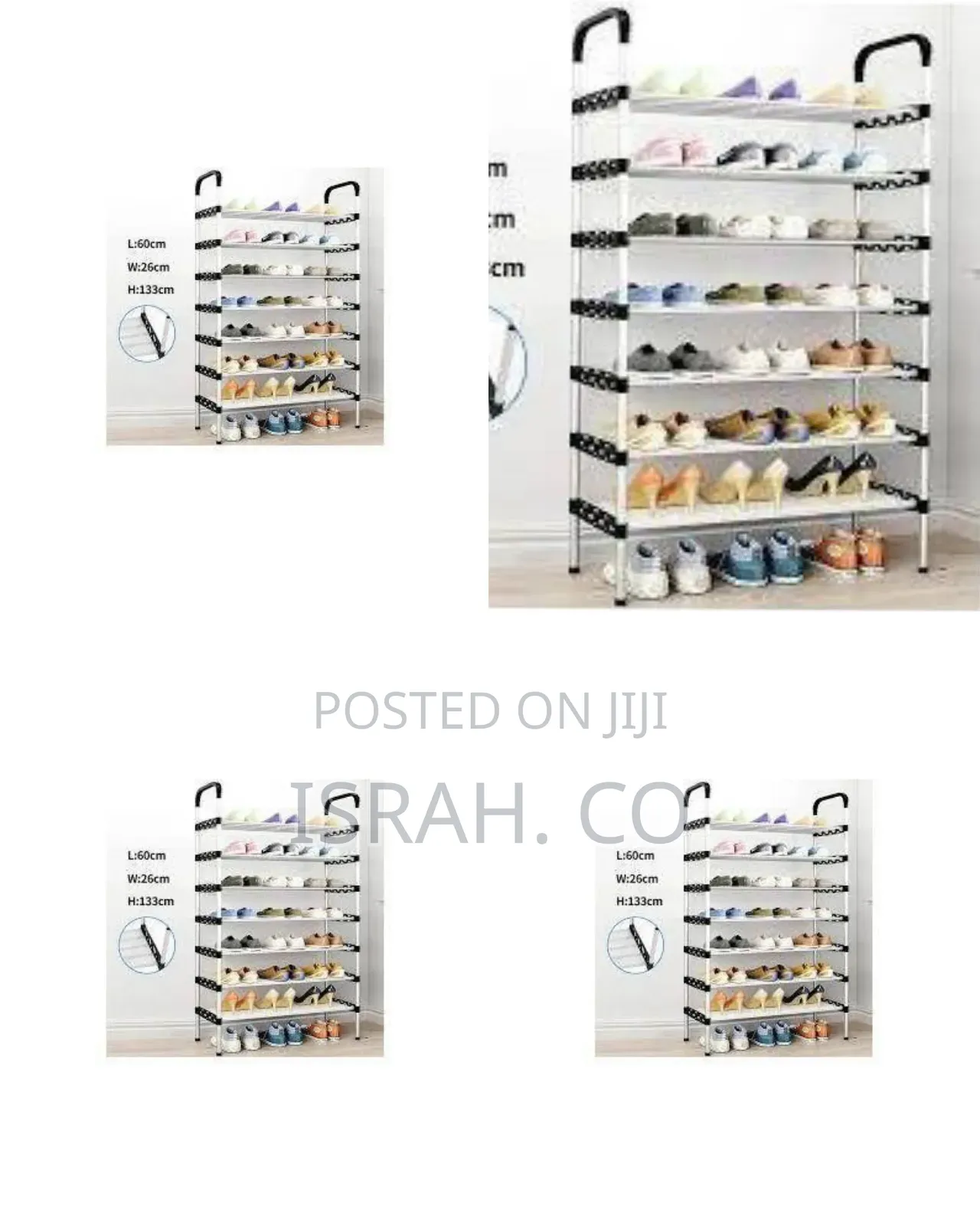Multi-tier Vertical Shoe Storage Rack