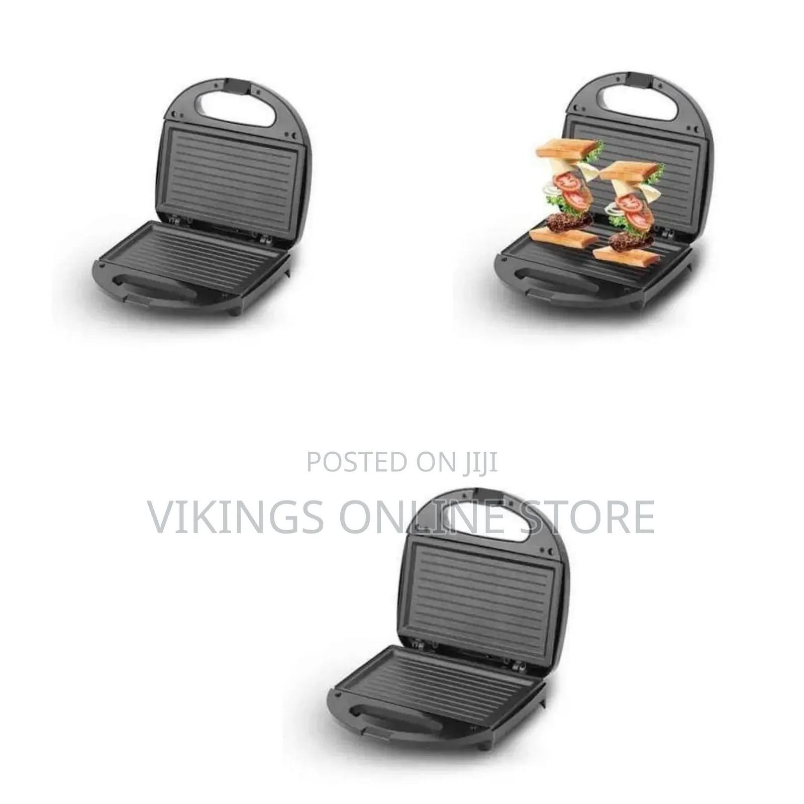 Raf Electric Sandwich Maker and Grill - Multicolor