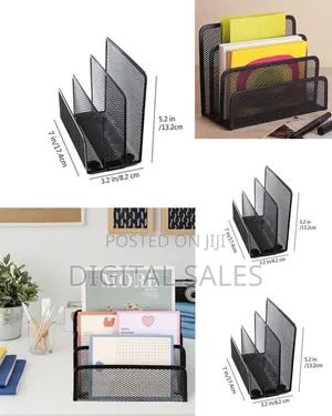 Professional Mesh Tiered Desktop Letter Sorter