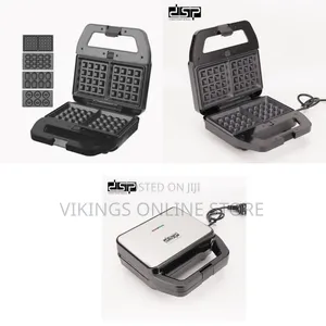 DSP Versatile Multi-Functional Snack Maker With Interchangeable Plates