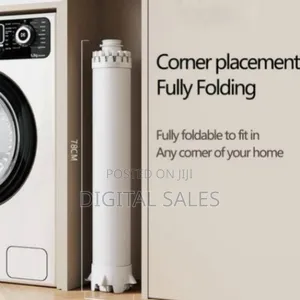 Space-Saving Retractable Wall-Mounted Clothes Drying Rack