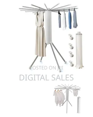 Foldable and Portable Clothes Drying Rack