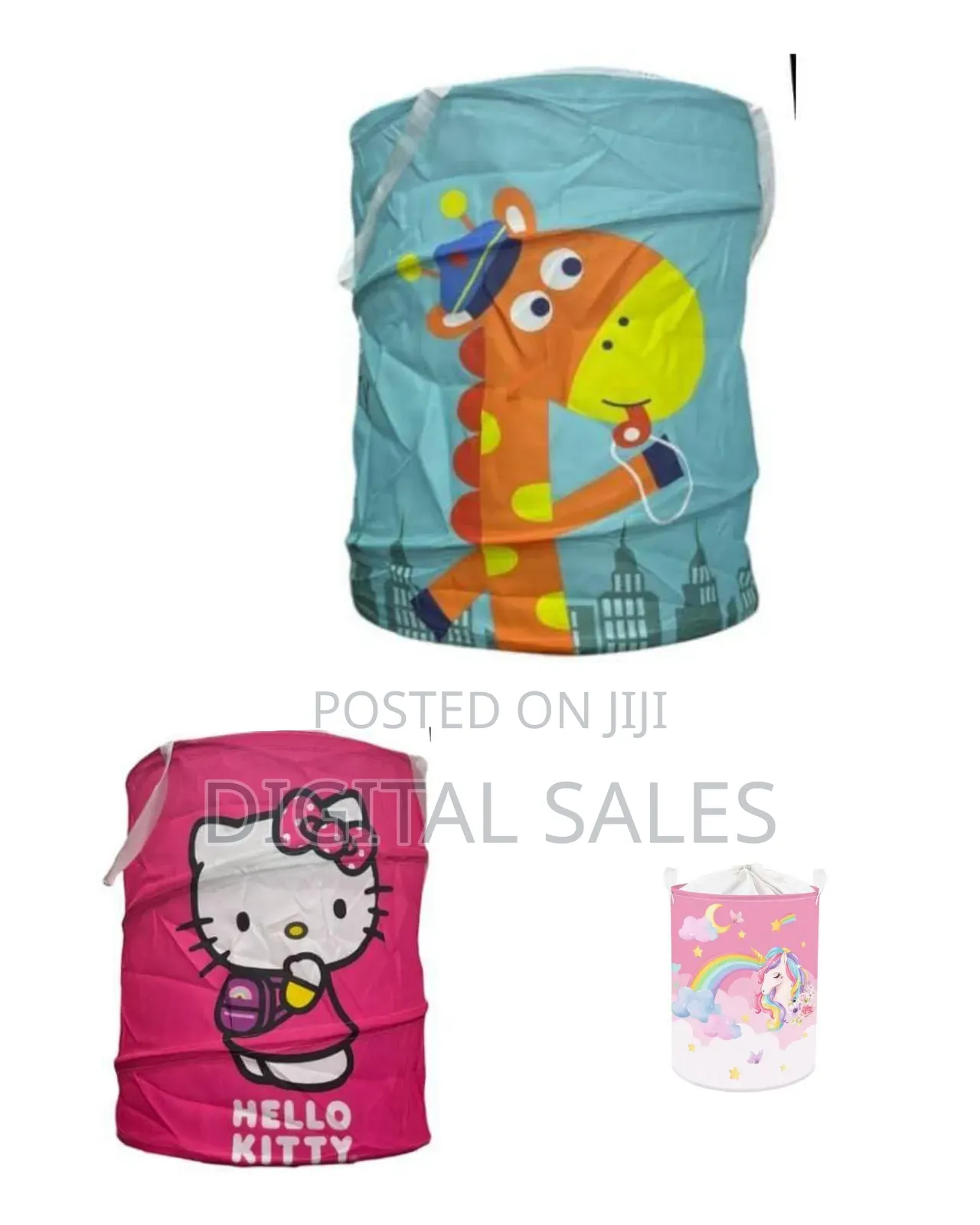Enchanting Unicorn-themed Laundry Hamper / Storage Basket