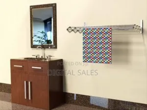Wall-Mounted Retractable Clothes Drying Rack