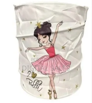 Colorful Children's Laundry Hamper / Toy Storage Basket