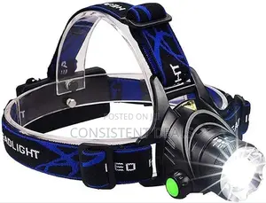 Rechargeable Charger Head Flashlight With Led Lamp Head Torch