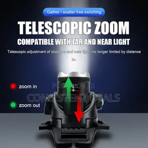 Rechargeable Charger Head Flashlight With Led Lamp Head Torch