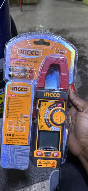Dc / Ac Clamp Meter 400a / Max 600v