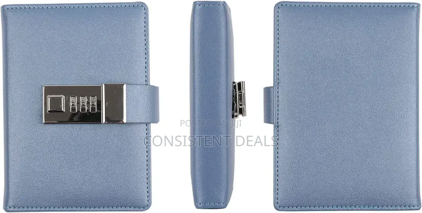 Pu Leather Lockable Diary Sketchbook Daily Planner
