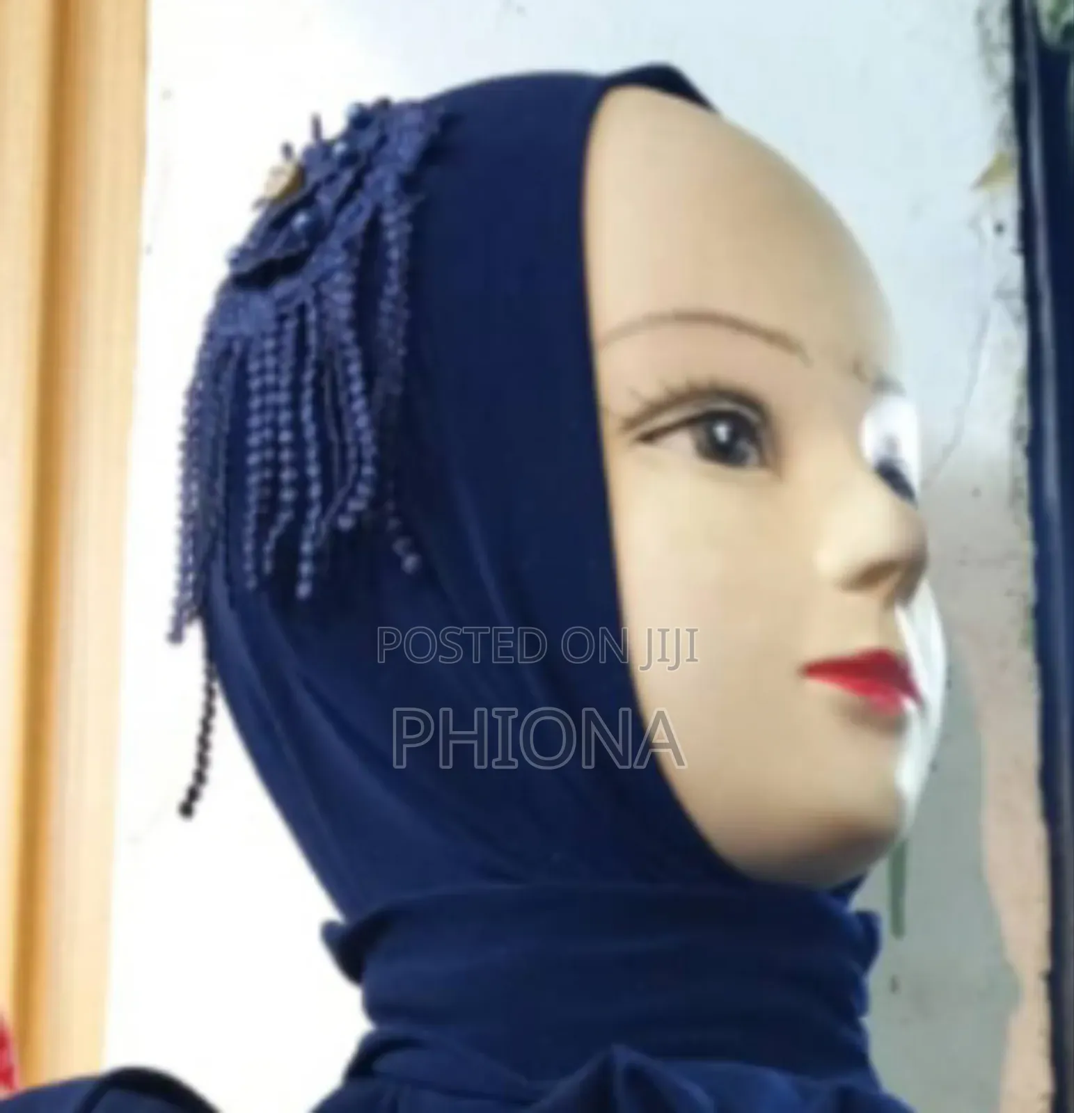 Muslim Veil With a Flower