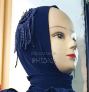 Muslim Veil With a Flower