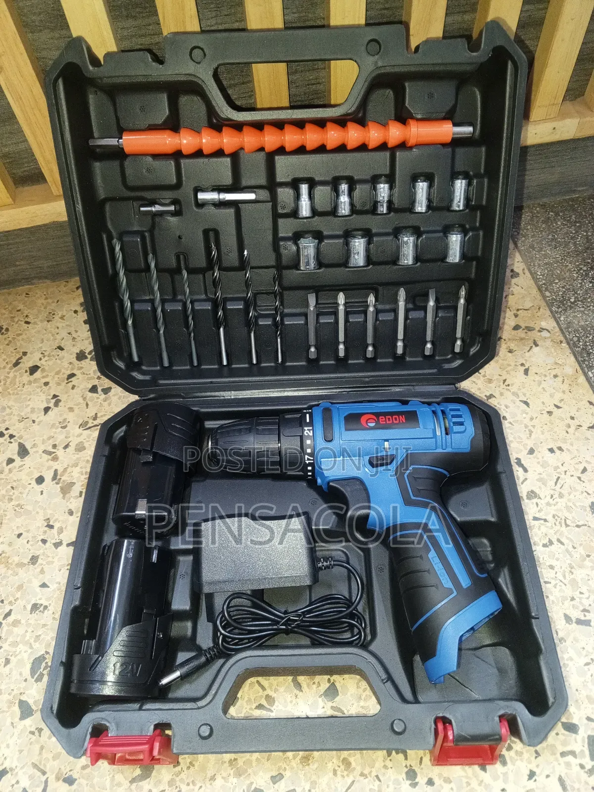 12 Volts Cordless Drill ( Edon)