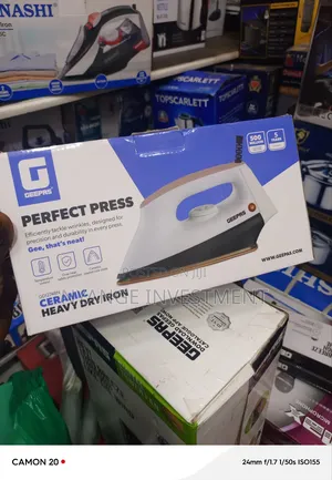 Geepas Heavy Duty Dry Iron. Heavy Duty Iron