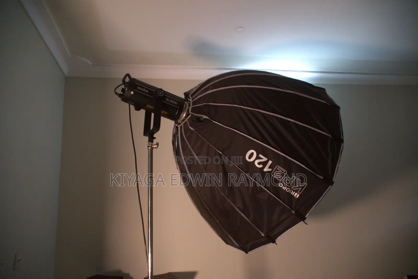 Godox Sl300iii Led Video Light With Light Stand, Soft Box and Grid
