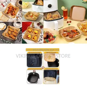 Square Air Fryer Disposable Parchment Paper Liners - Multicolor