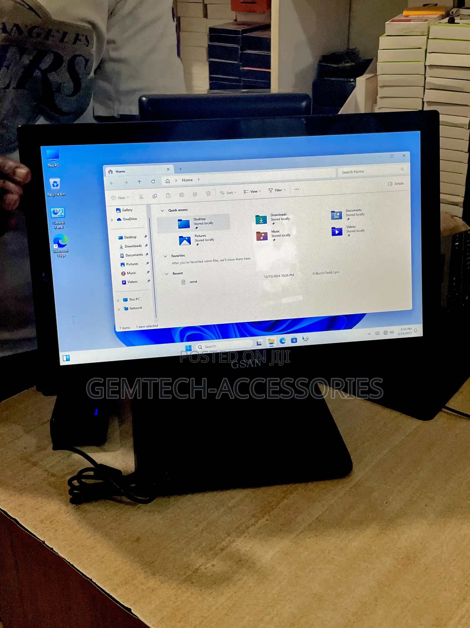 Gsan Pos System T3, Intel I5 Gen.5,8gb Ram,15.6" Touch, 128 Ssd,
