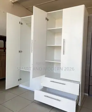 /Panana Wooden 2 Door Wardrobe/ With Shelf and/ Wardrobe Wardrobes/