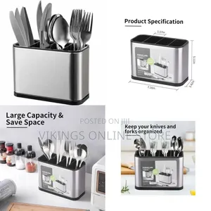 Stainless Steel Utensil Holder