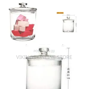 Kitchen Storage Canister With Lid - Multicolor