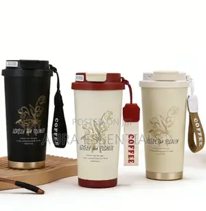 Stainless Steel Travel Mug With Temperature Display