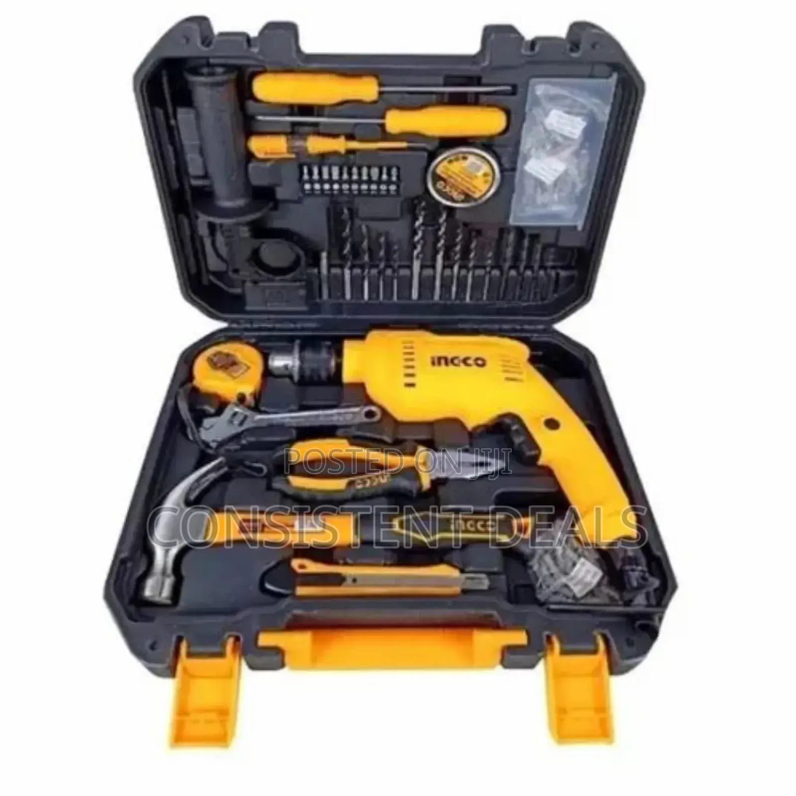 Ingco Impact Drill 650w With 101 Pcs Tool Set Hkthp11021