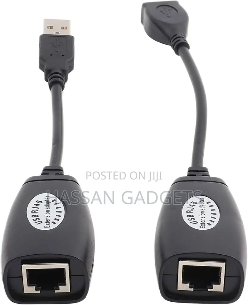 Usb Extender Over Rj45 Cat 6/5/5e, Ethernet Splitter to Usb Extension