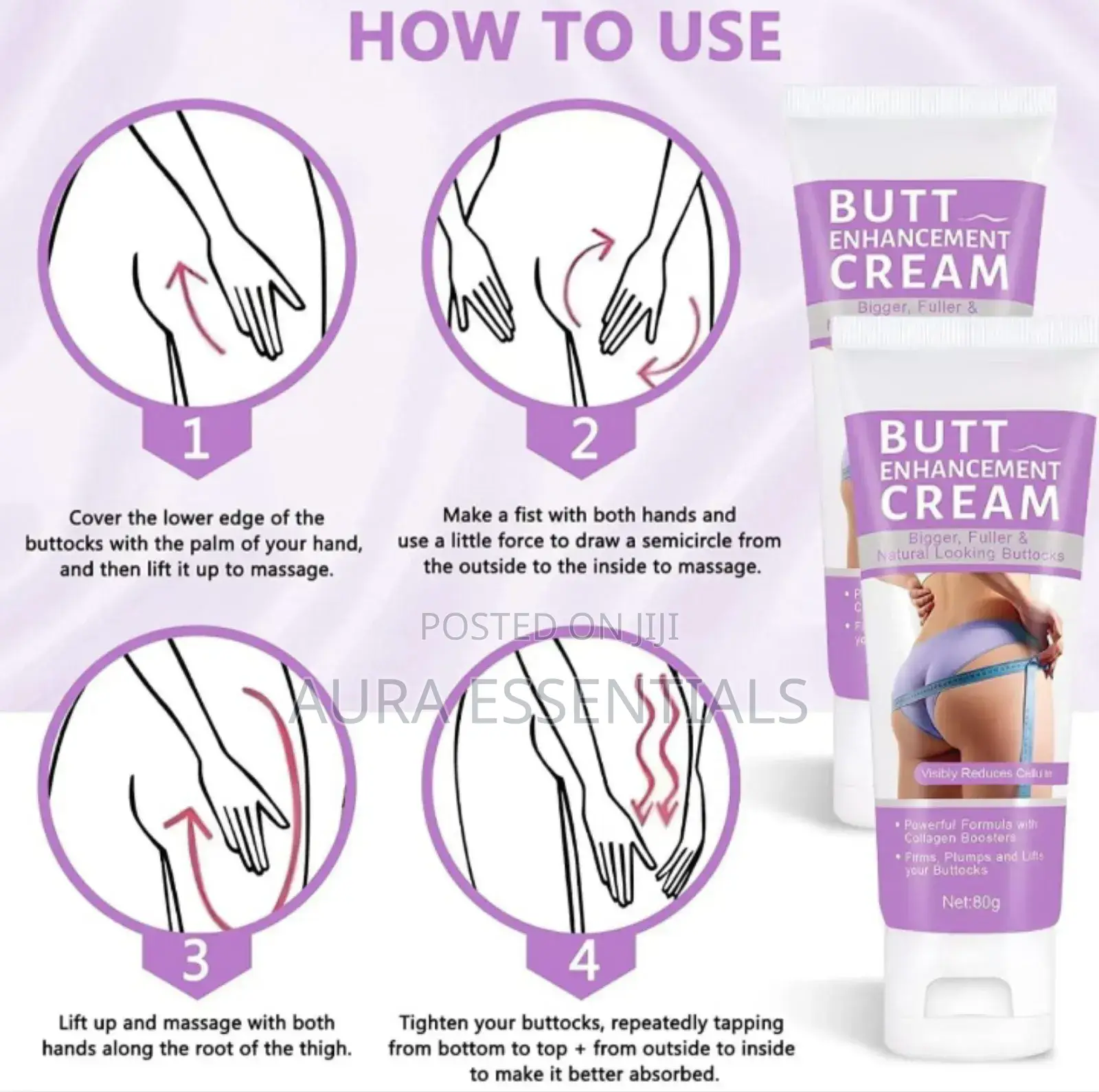 Hudarainbow Brand Butt Enhancement Cream