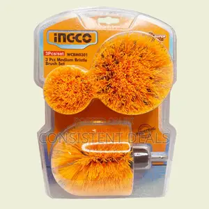 Ingco 3pcs Medium  Bristle Brush Set