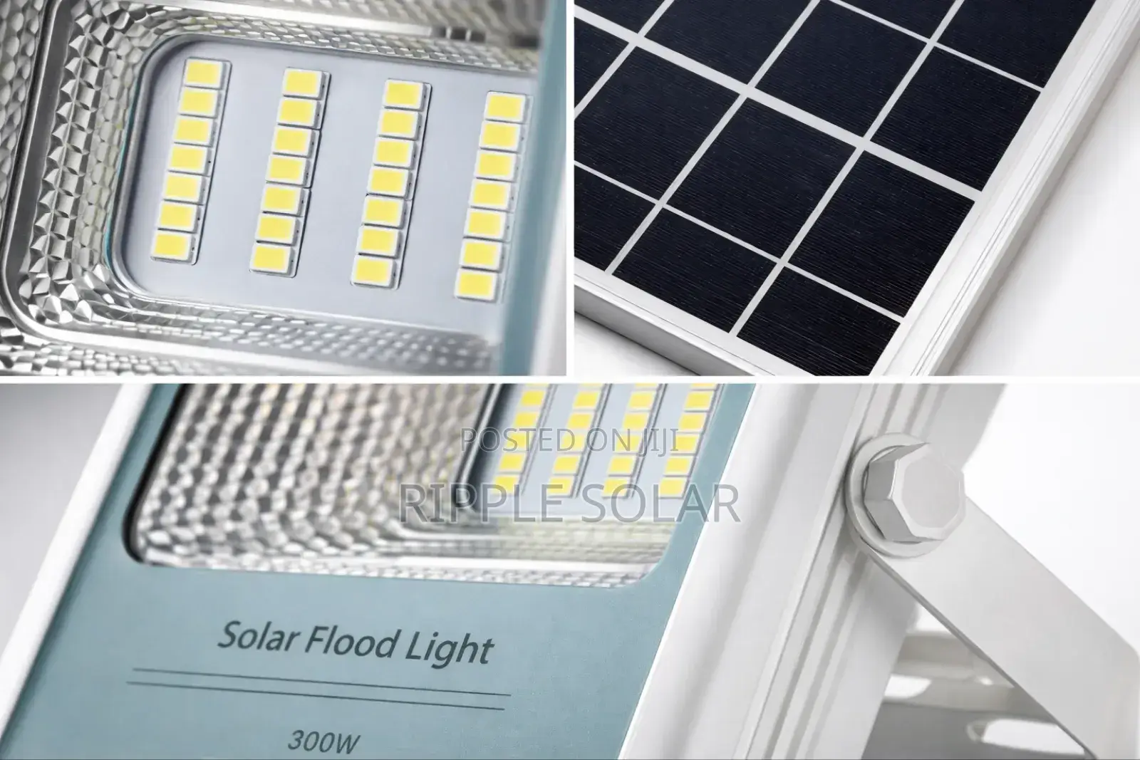 300w Solar Flood Light Remote Control Waterproof Security Lamp