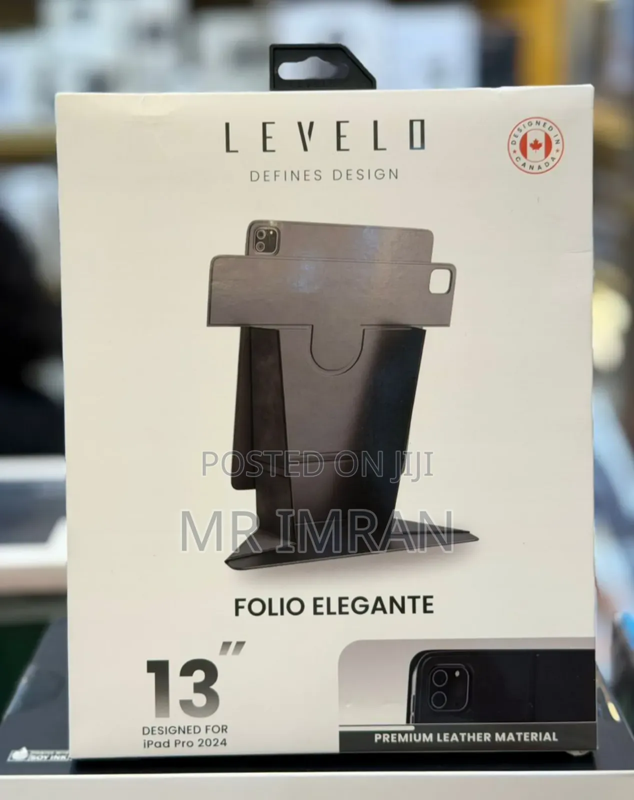 13" iPad Pro (2024). Levelo Folio Elegante Case