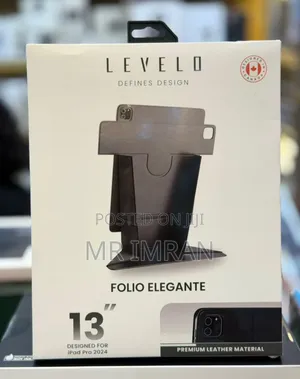 13" iPad Pro (2024). Levelo Folio Elegante Case