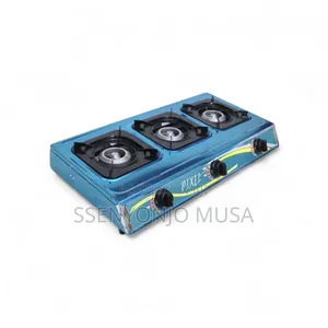 Pixel 3 Burner Gas Stove - Lpg, Automatic Ignition, High-