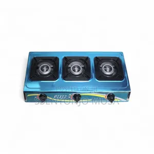 Pixel 3 Burner Gas Stove - Lpg, Automatic Ignition, High-