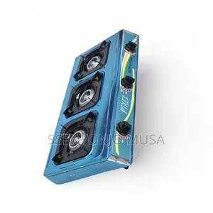 Pixel 3 Burner Gas Stove - Lpg, Automatic Ignition, High-