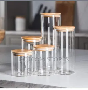 Set of Glass Storage Canisters