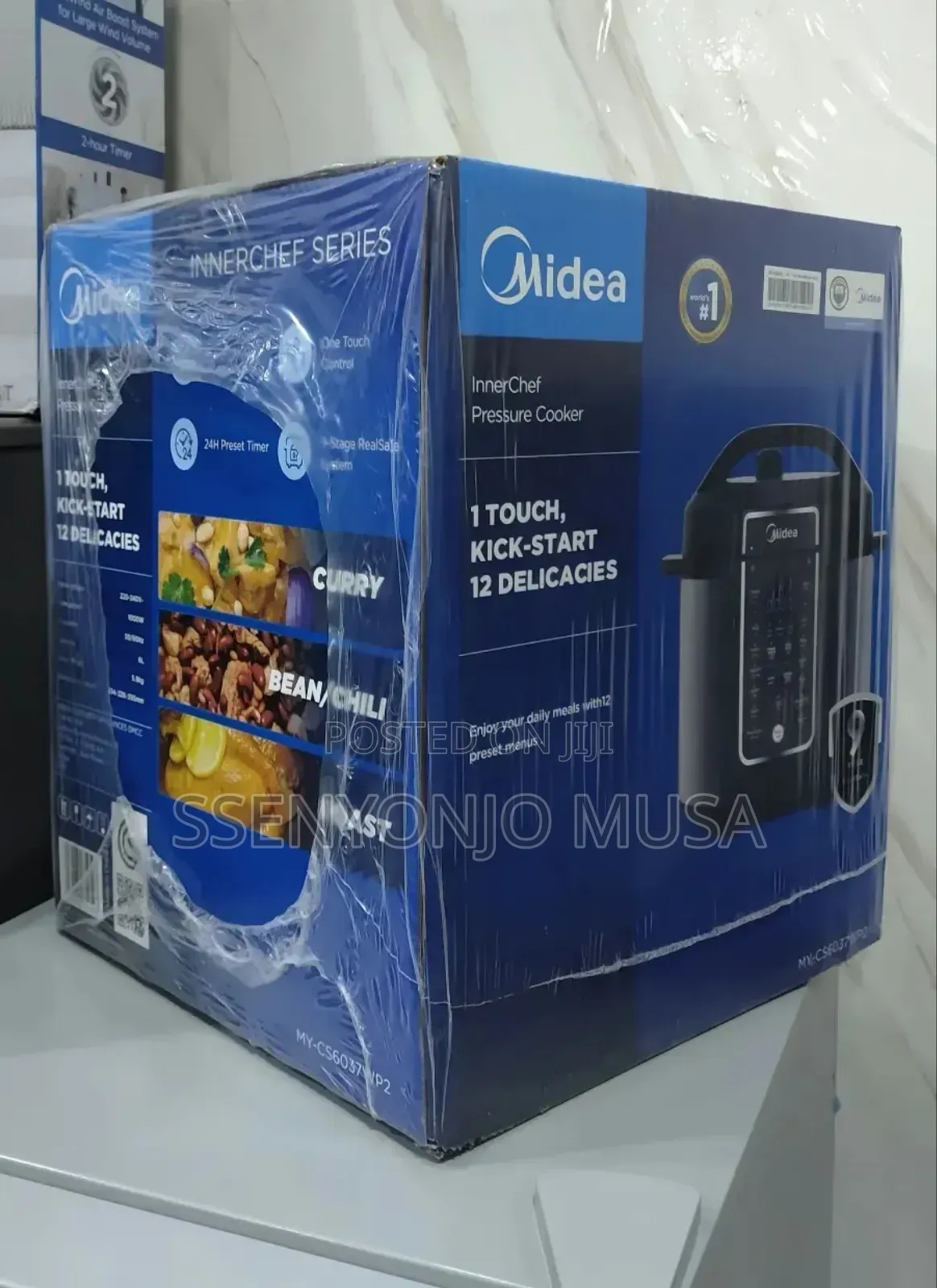 Midea Pressure Cooker-1 Touch Control, 24h Preset Timer, 6l