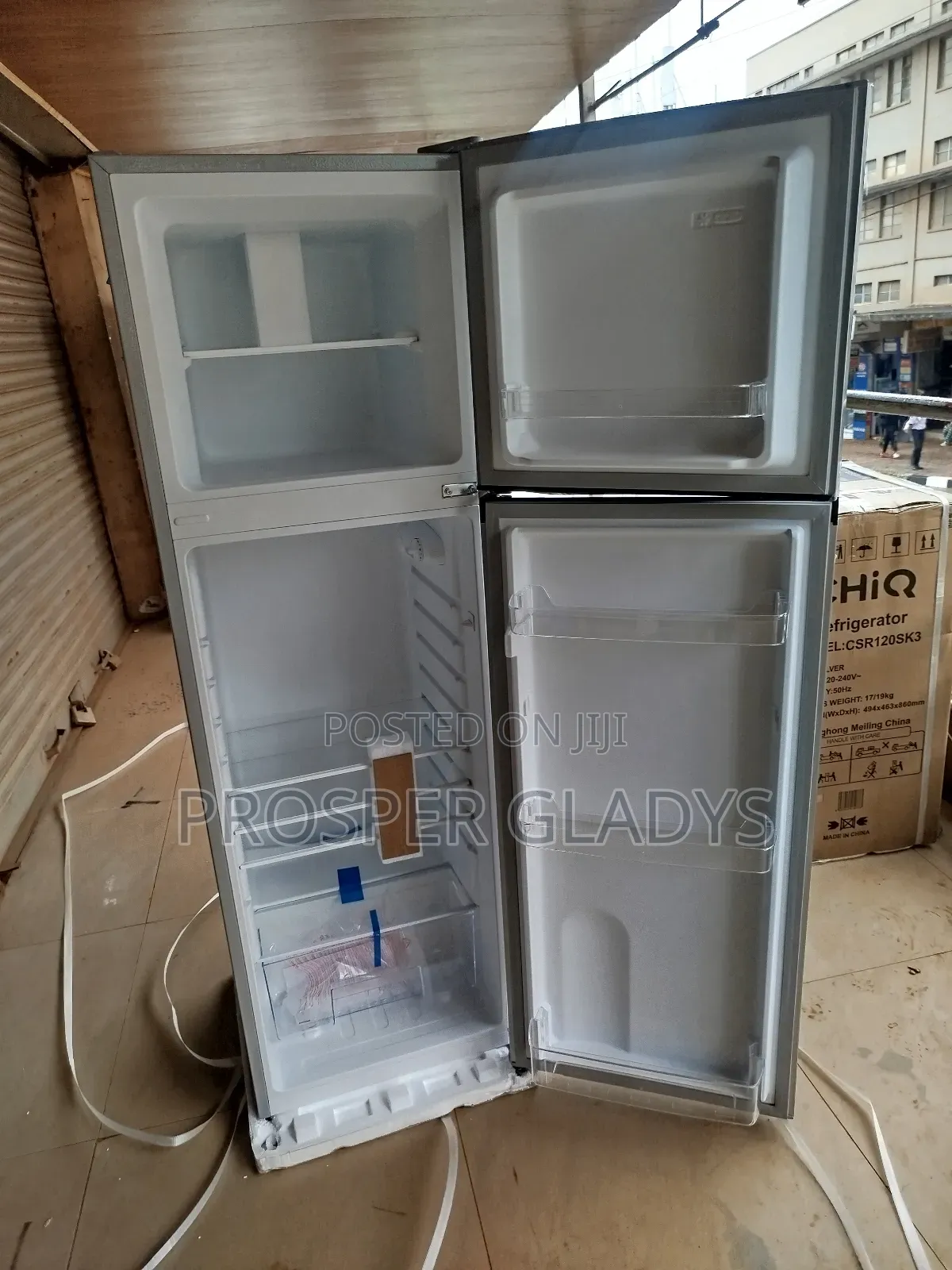 220l Chiq Refrigerator Double Door.