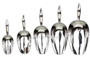 Set of Stainless Steel Food Scoops,