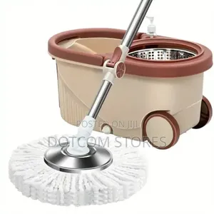360° Spin Mop and Rolling Bucket System