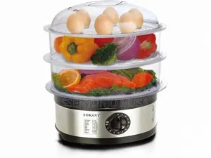 Sokany Sk-07018 11l 3-Layer Steam Cooking Pot, 650w