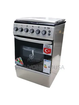 Yes Cooker 60x60cm Fully Gas - 4 Gas Burner Oven -