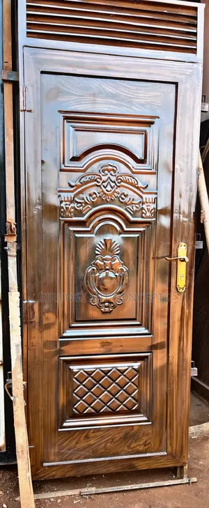 Unique Wood Grain Single Modern Door