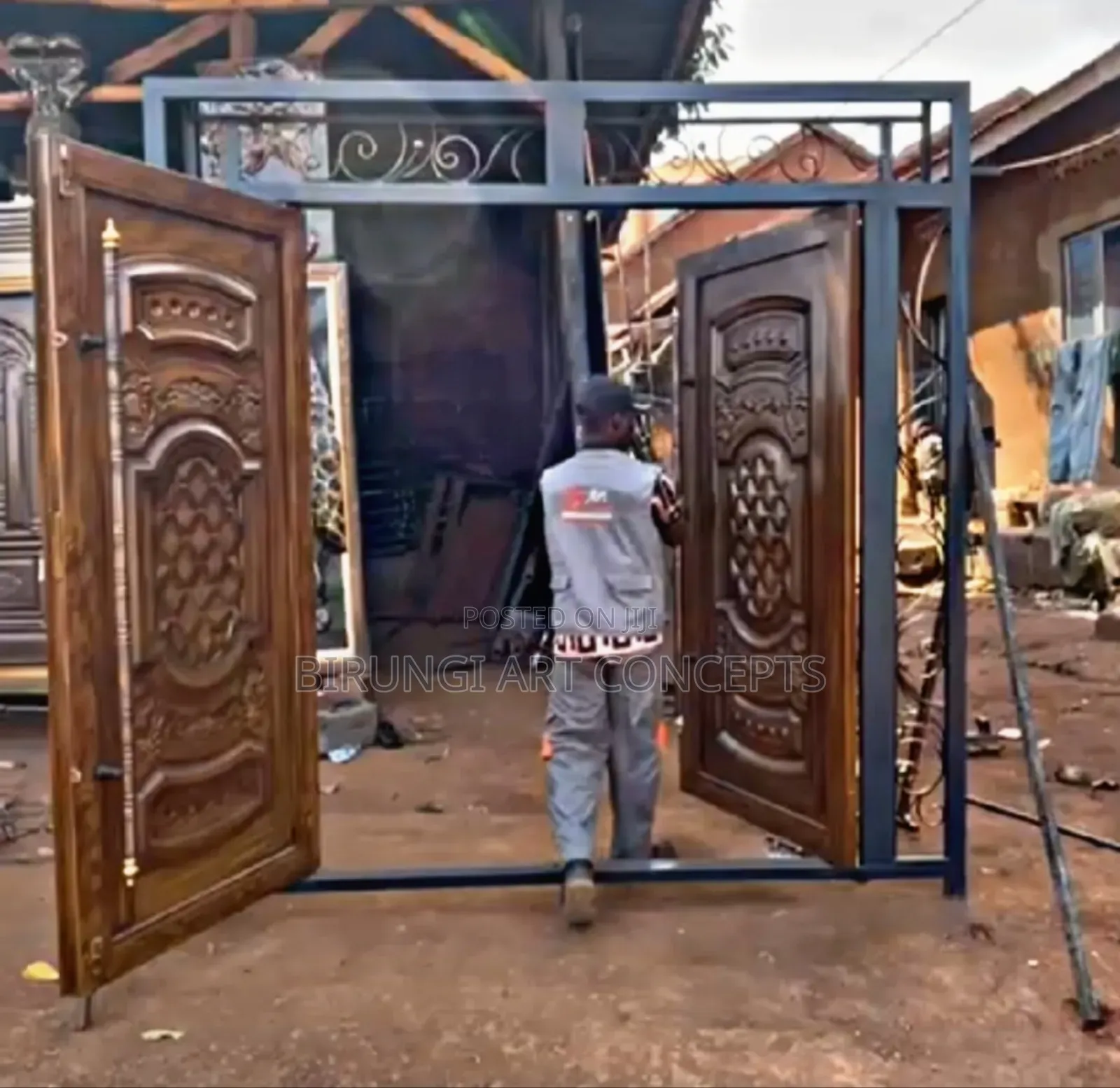 Modern Pivot Main Door